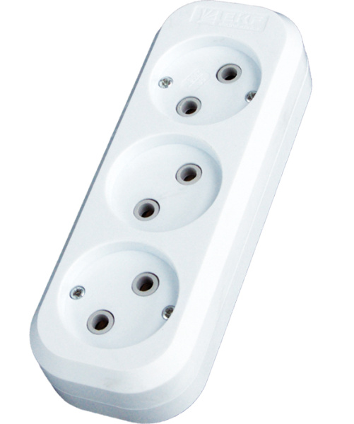 Колодка 3 гн, 10А 2,2кВт б/з Эксперт PROxima EKF