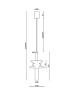 Подвесной светильник 1*G9 28Вт Черный IP20 Sound Wave MOD255PL-01B2 Maytoni