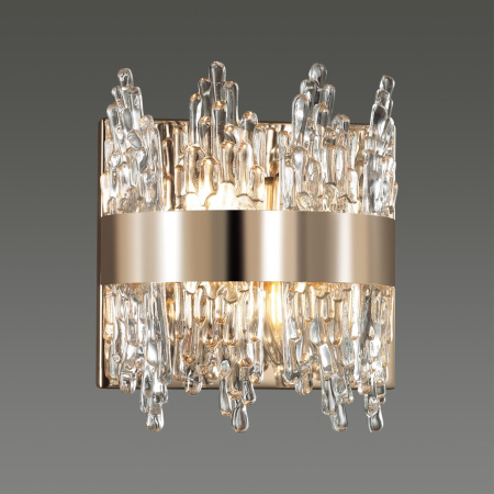 Бра E14 2*40W 220V MARGOT золотой LUMION