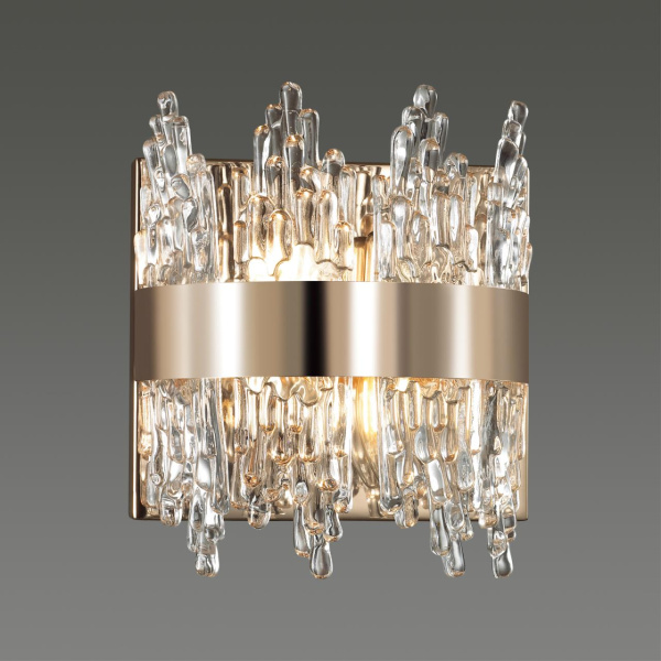 Бра E14 2*40W 220V MARGOT золотой LUMION