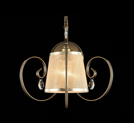 Настенный светильник (бра) 1*E14 40Вт Бронза IP20 Simone FR2020-WL-01-BZ Freya