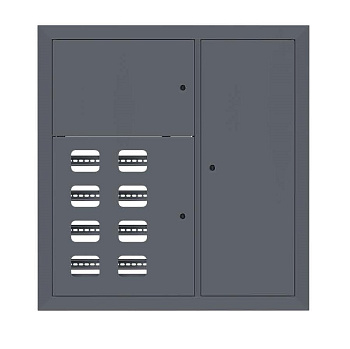 Щит этажный 8 кв, RAL7024 (1000х950х150) PROxima EKF