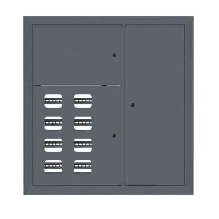 Щит этажный 8 кв, RAL7024 (1000х950х150) PROxima EKF