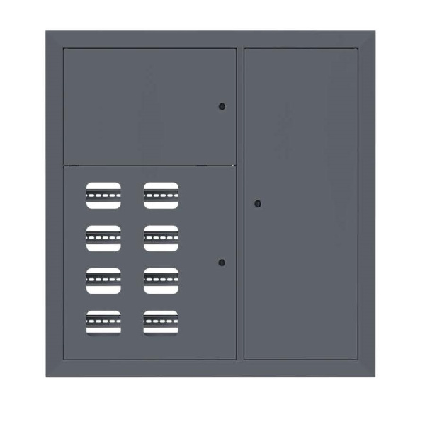 Щит этажный 8 кв, RAL7024 (1000х950х150) PROxima EKF