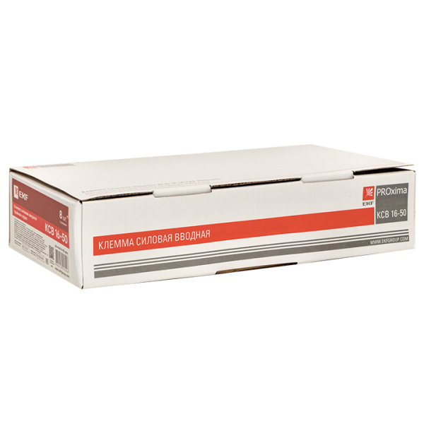 Клемма силовая вводная тройная КСВ 16-50 серая PROxima EKF