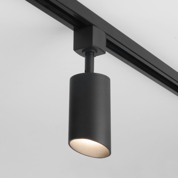 Трековый светильник для однофазного шинопровода 1*GU10 черный IP20 Splay (a047374) Elektrostandard