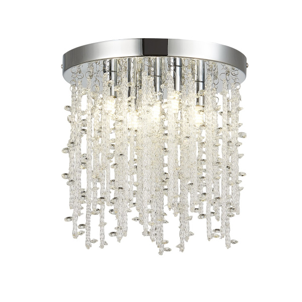 Люстра потолочная Хром/Прозрачный G9 5*3Вт SLE103302-05 EVOLUCE