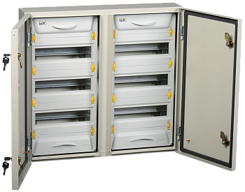 Корпус металлический распределительный ЩРн-2x36з-1 У2 IP54 PRO IEK