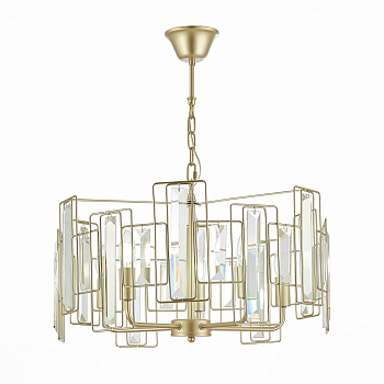 Люстра подвесная Шампань/Прозрачный E14 5*40Вт SLE103403-05 EVOLUCE