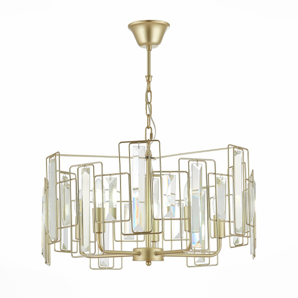 Люстра подвесная Шампань/Прозрачный E14 5*40Вт SLE103403-05 EVOLUCE