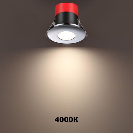 Св-к встр.св/д димм.,смена цв.темп.IP65 LED 3000К/4000К/5000К 8W 220V хром REGEN NOVOTECH