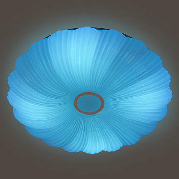 Светильник потолочный с/д GSMCL-Smart81 80w Waterfall-2 RGB 80Вт 3000-6500K 6200Лм 450x85мм с пультом (800381) (1/10) General