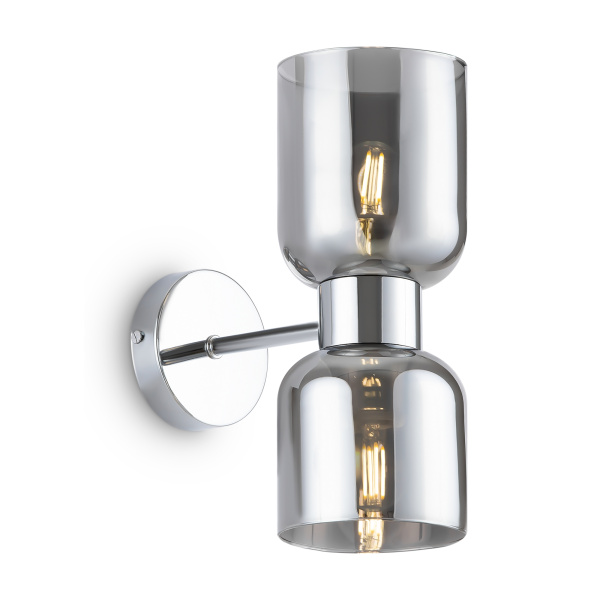 Настенный светильник (бра) 2*E27 60Вт Хром IP20 Savia FR5203WL-02CH1 Freya