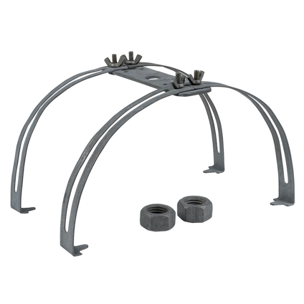 Держатель молниеприемника 1-2 метра на круглый конек двойной PROxima EKF