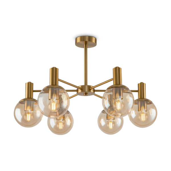 Люстра 6*E27 60Вт Латунь IP20 Globo FR5175PL-06BS Freya