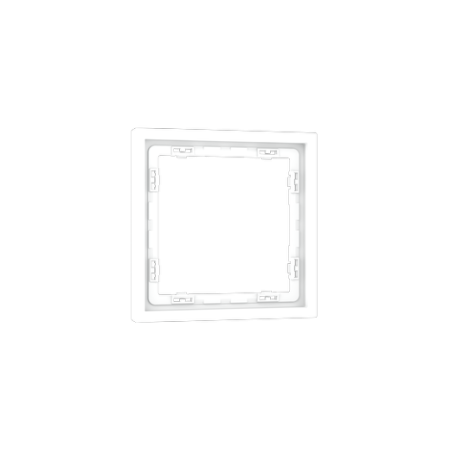 Рамка пластиковая Voltum S70 на 1 пост, (белый матовый)