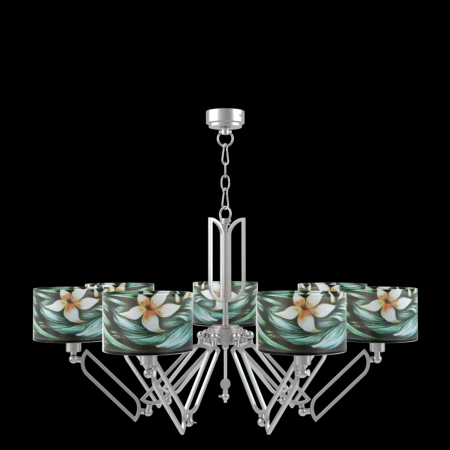 Люстра 7*E14 40Вт Никель Антик IP20 Hightech 15 M1-07-SN-LMP-Y-12 Maytoni