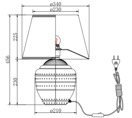 Настольный светильник 1*E27 60Вт Белый IP20 Alana FR5109TL-01W Freya