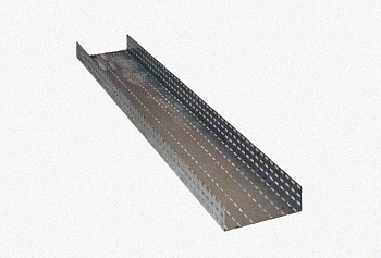 Лоток перфорированный ЛМ 300х100х3000 УТ1,5, оцинкованный лист S1,5