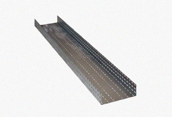Лоток перфорированный ЛМ 300х100х3000 УТ1,5, оцинкованный лист S1,5