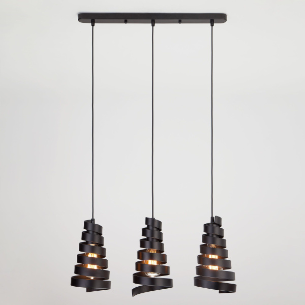 Подвесной светильник в стиле лофт 3*E27 40Вт черный IP20 (50058/3 черный) Eurosvet