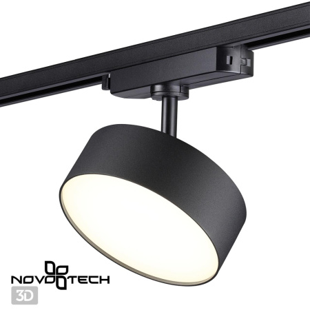 Св-к трековый IP20 LED 24W 4000K 2100Лм 100-265V черный PROMETA NOVOTECH