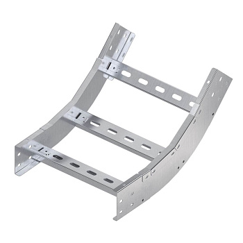 Угол вертикальный внутренний 45 градусов, 100х200 R600, горячеоцинкованный DKC