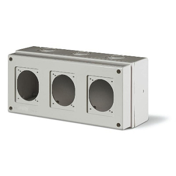 Корпус на 3 поста с основанием 70х87 мм. Тип M150 DKC