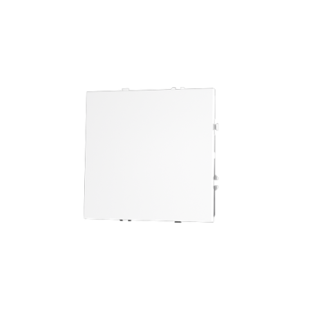 Перекрестный переключатель встраиваемый Voltum S70 одноклавишный 10А, (белый глянцевый)