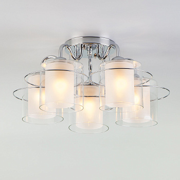 Потолочный светильник 5*E27 40Вт хром IP20 (30160/5 хром) Eurosvet