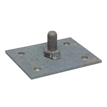 Пластина монтажная 120х120мм М16 PROxima EKF