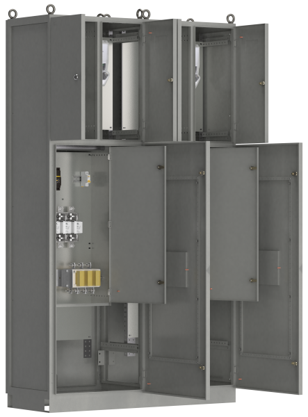 Панель вводная ВРУ3-12 УХЛ4 переключатель 2х400А плавкие вставки 6х400А и учет IEK