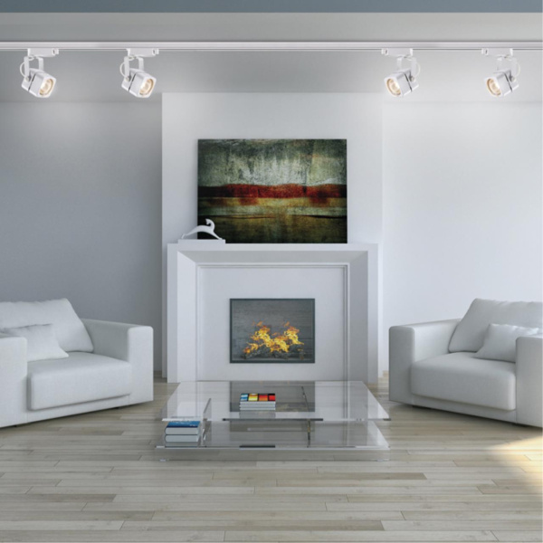 Св-к трековый однофазный IP20 GU10 50W 220V PIPE белый F NOVOTECH