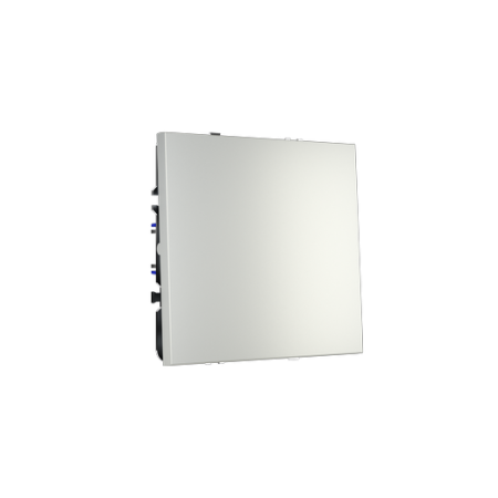 Выключатель с самовозвратом встраиваемый Voltum S70 одноклавишный 10А, (сталь)