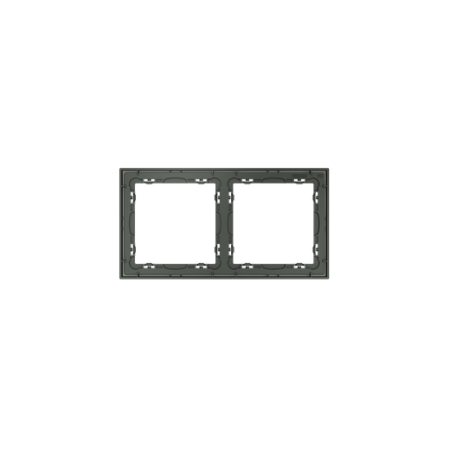 Рамка пластиковая Voltum S70 на 2 поста, (титан)