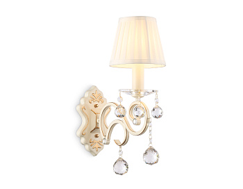 Настенный светильник с абажуром TR4562 BG/GD бежевый/золото E14 max 40W 385*130*250 Ambrella Light