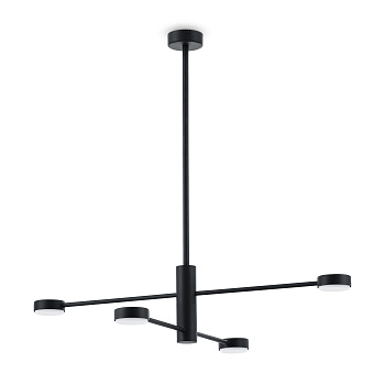 Потолочный светильник 4*GX53 32Вт Черный IP20 Tactic FR5363CL-04B Freya