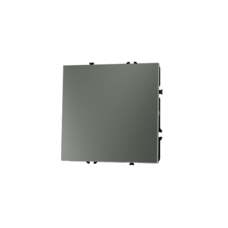 Выключатель с самовозвратом встраиваемый Voltum S70 одноклавишный 10А, (титан)