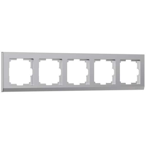 Stark Рамка на 5 постов (серебряный) Werkel