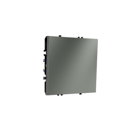 Перекрестный переключатель встраиваемый Voltum S70 одноклавишный 10А, (титан)