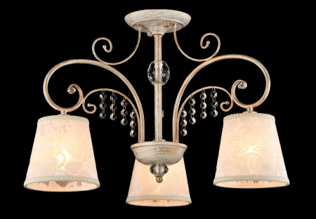 Потолочный светильник 3*E14 40Вт Белый с Золотом IP20 Lorette FR2406-PL-03-WG Freya