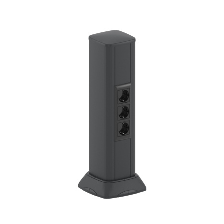 Алюминиевая колонна, 0.5м, цвет чёрный DKC