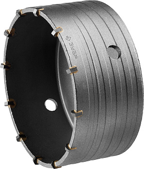 Коронка по бетону "Профессионал" без державки, 125 мм, резьбовая посадка коронки М22 ЗУБР