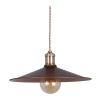 Подвесной светильник 1*E27 60Вт Коричневый IP20 Jingle T028-01-R Maytoni