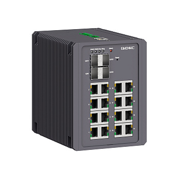 Промышленный управляемый коммутатор, арт. N2000-4GX16GEPN-P1 DKC