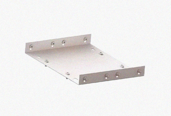 Соединитель лотковый замковый СЛЗ-400х65х1,5 УТ1,5, горячее цинкование, S1,5