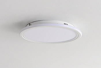 Светильник потолочный с пультом GALO ZRS.10112.09 26Вт Пульт ДУ в комп. регулируется от 3000K до 6000K IP20 Белый Zortes