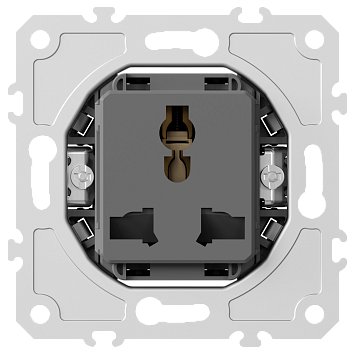 Donel механизм универсальной розетки мультистандарт 16А 250 В~ на винтах, серия DB