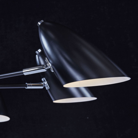 Люстра 7*E14 40Вт Черный IP20 Aida FR5852-CL-07-B Freya