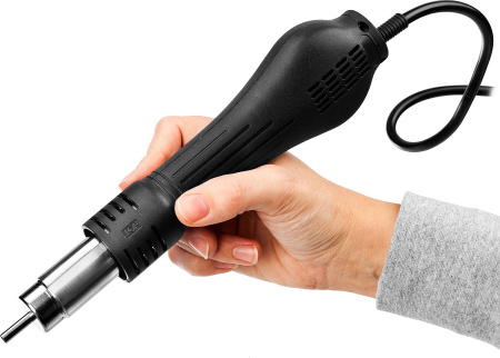 Термовоздушная паяльная станция цифровая 650Вт, 100-500°C, 120 л/мин, 3 насадки, керамический нагреватель, ПСТ-650 ЗУБР